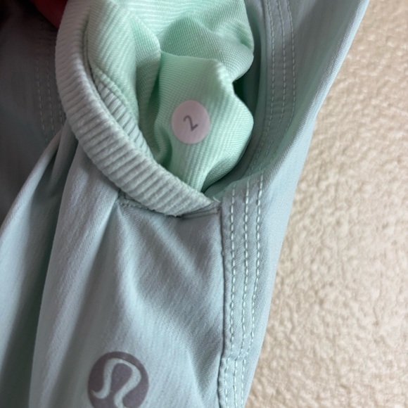 Lululemon Dance Studio Mid-Rise Pant, Wide Leg, Mint Green Color size 2 - Picture 10 of 15